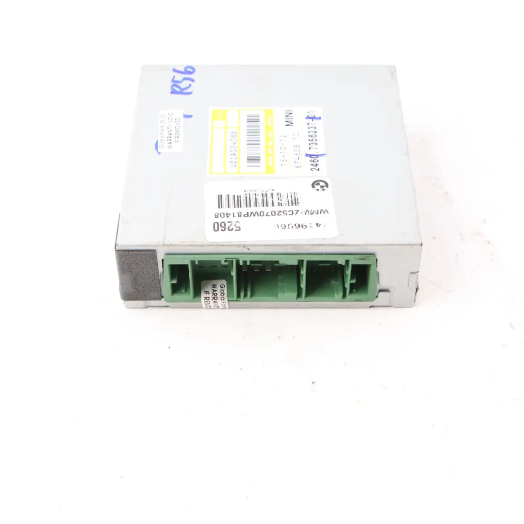 Gearbox Basic Control Unit EGS 7356237 to Mini R55 R56 R57 LCI R60 Automatic with Part number 8631833 Mini R55 R56 R57 LCI R60 Automatic Gearbox Basic Control Unit EGS 7356237 - SKU 8631833 - Part number 8631833