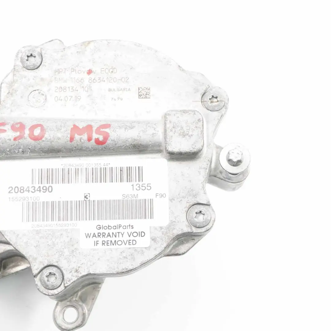  Pompe à vide BMW F90 M5 G11 F30 Petrol N63B N63R S63M Engine - SKU 8634120 - Numéro de pièce 8634120