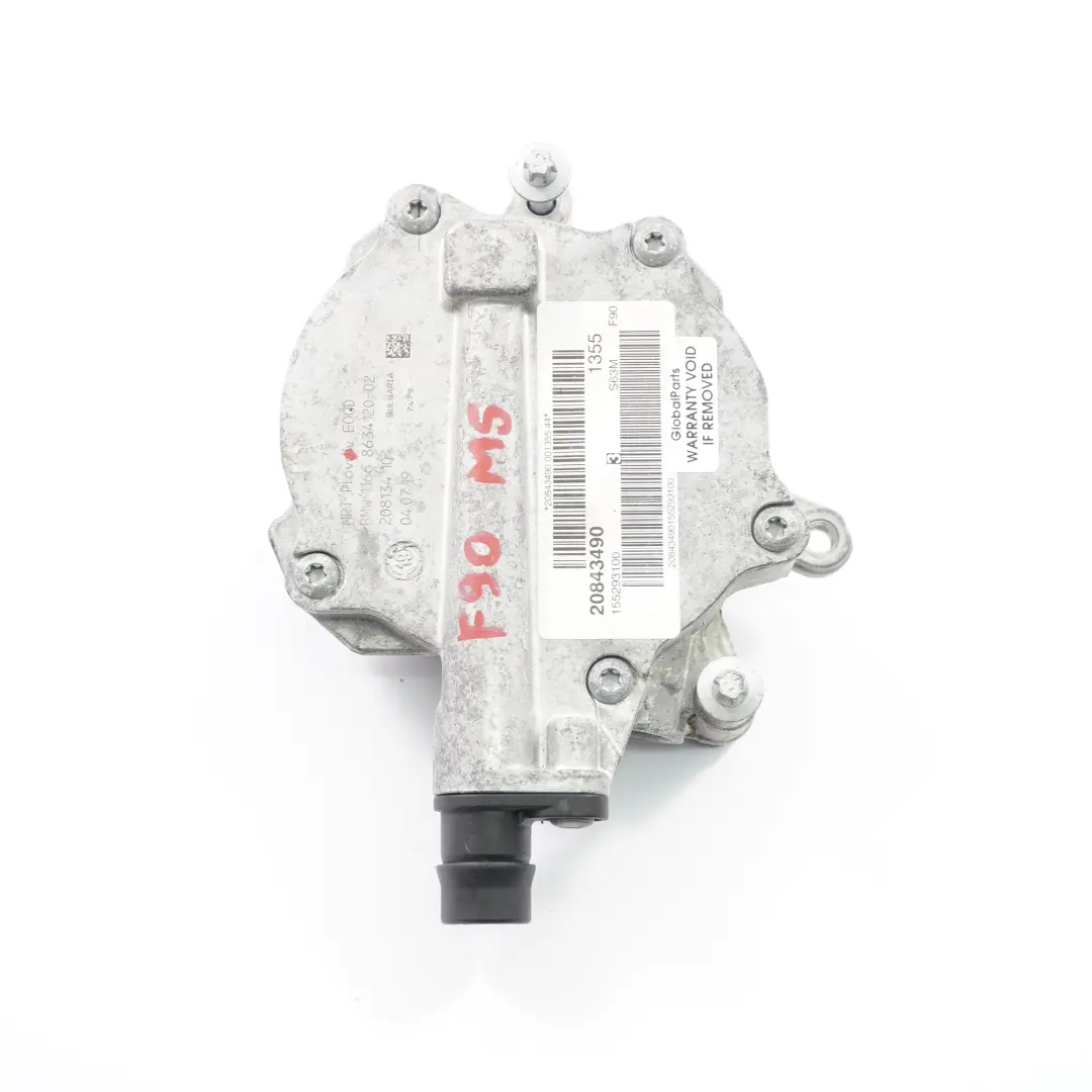  Pompe à vide BMW F90 M5 G11 F30 Petrol N63B N63R S63M Engine - SKU 8634120 - Numéro de pièce 8634120