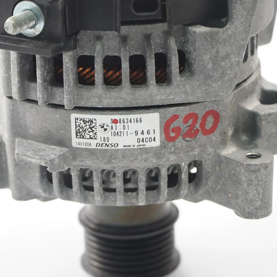 BMW G20 G30 G14 B47 B48 B58 B46 Alternator 180A 14V - SKU 8634166 - Numer Części 8634166