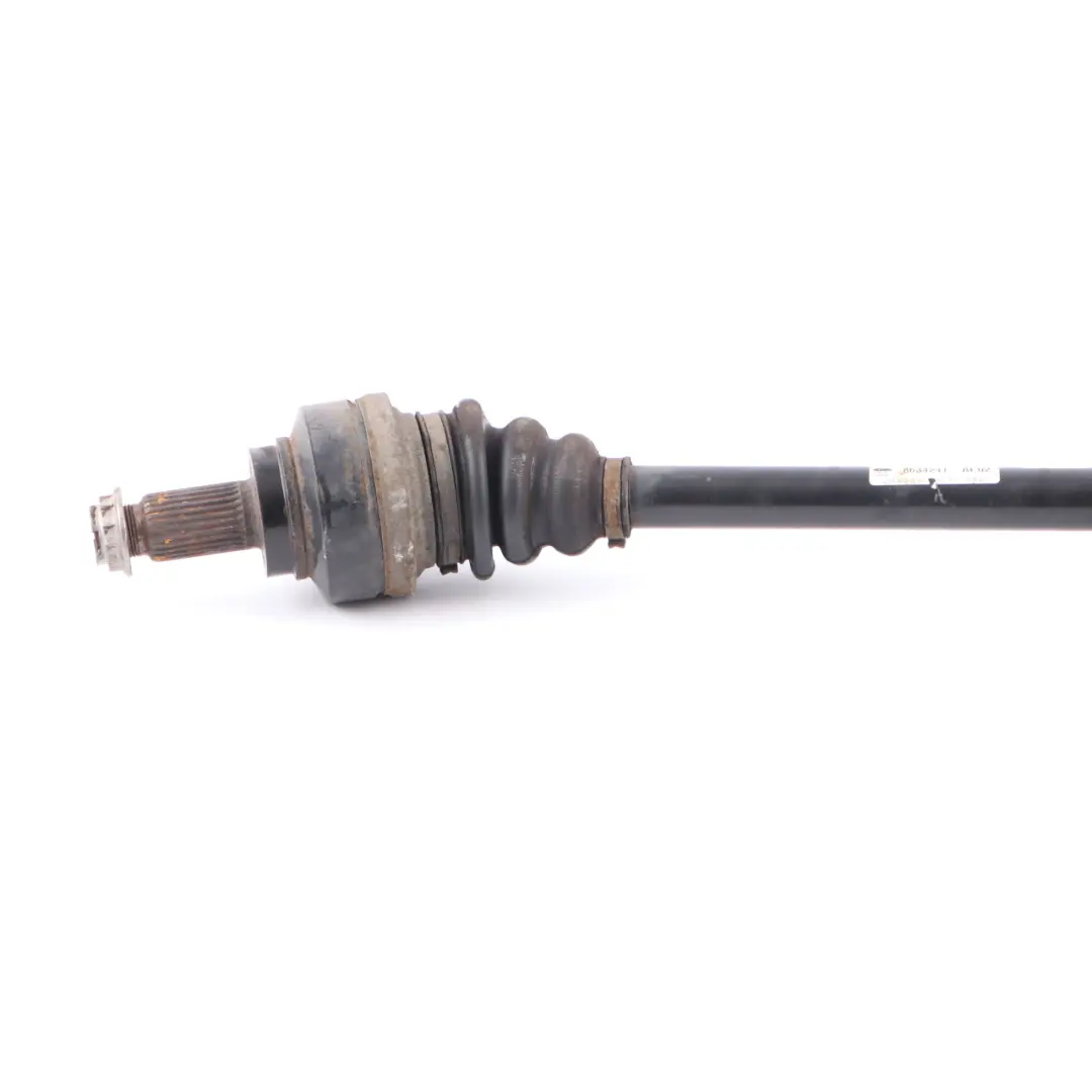 Driveshaft BMW F30 F31 F20 LCI Petrol B48 Output Shaft Rear Left N/S D 27,6mm to with Part number 8634241 Driveshaft BMW F30 F31 F20 LCI Petrol B48 Output Shaft Rear Left N/S D 27,6mm - SKU 8634241 - Part number 8634241