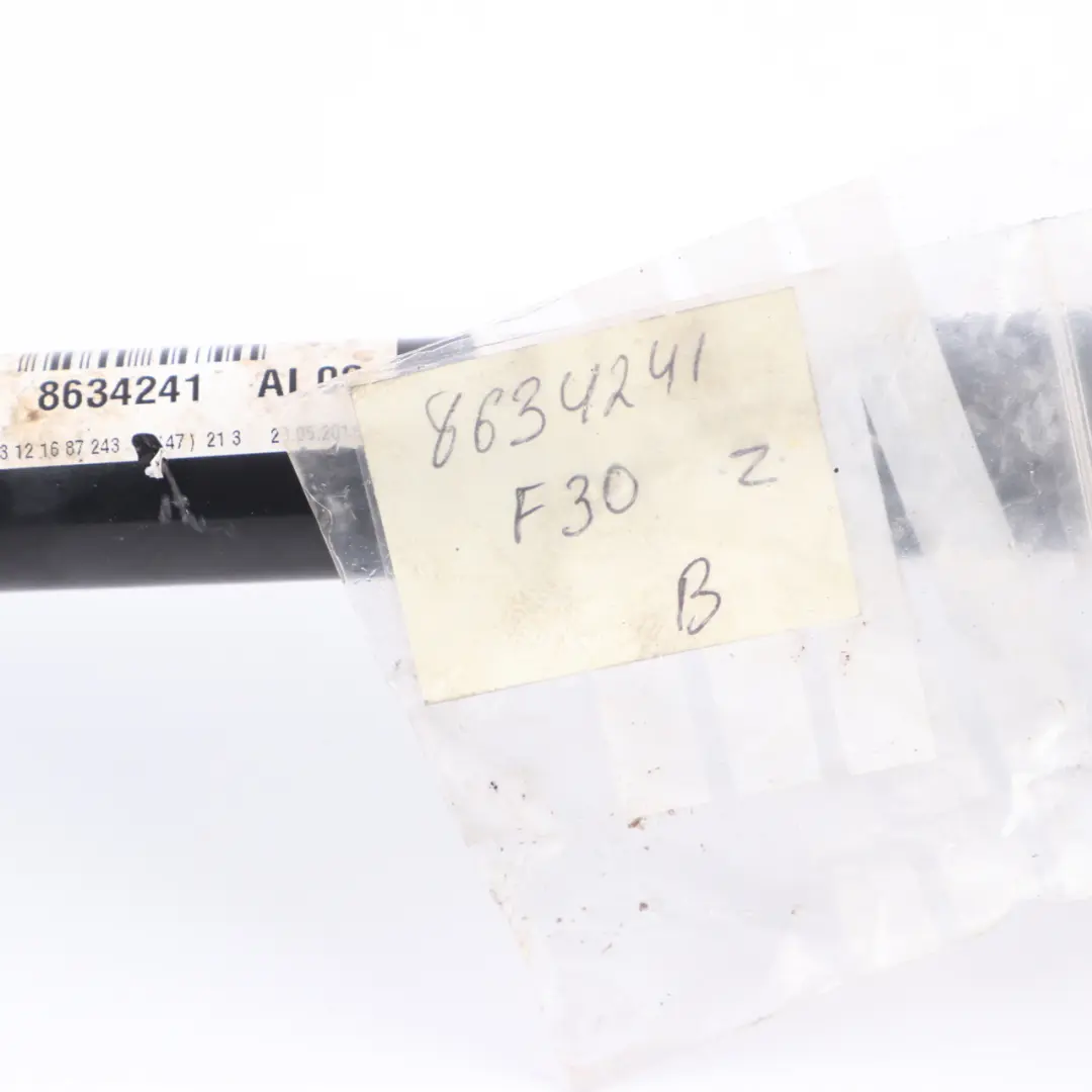 Driveshaft BMW F30 F31 F20 LCI Petrol B48 Output Shaft Rear Left N/S D 27,6mm to with Part number 8634241 Driveshaft BMW F30 F31 F20 LCI Petrol B48 Output Shaft Rear Left N/S D 27,6mm - SKU 8634241 - Part number 8634241