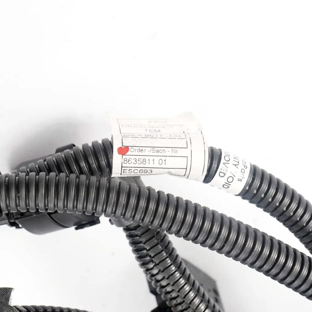 B38 Engine Wiring Loom Harness Cables Set to BMW F20 F30 LCI 118i 318i with Part number 8635811 BMW F20 F30 LCI 118i 318i B38 Engine Wiring Loom Harness Cables Set - SKU 8635811 - Part number 8635811