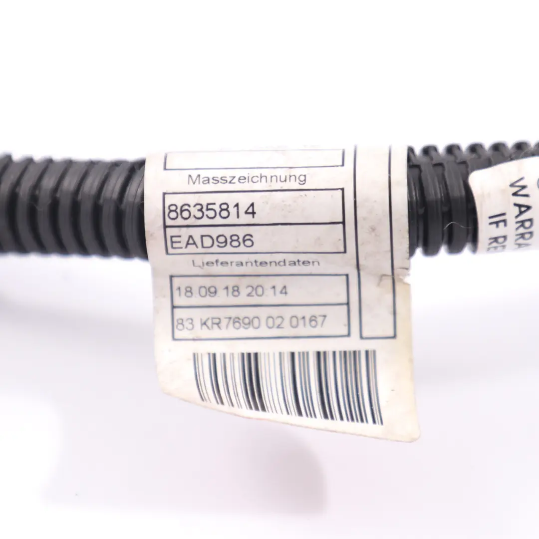 Wiring BMW F20 F30 F31 LCI B38 Valvetronic Servomotor Cable Loom to Engine with Part number 8635813 Engine Wiring BMW F20 F30 F31 LCI B38 Valvetronic Servomotor Cable Loom - SKU 8635813 - Part number 8635813
