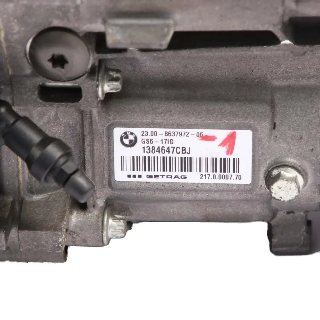 BMW F20 F21 F30 F31 LCI 118d 318d B47 Manual Gearbox GS6-17DG WARRANTY - SKU 8637972-1 - Part number 8637972