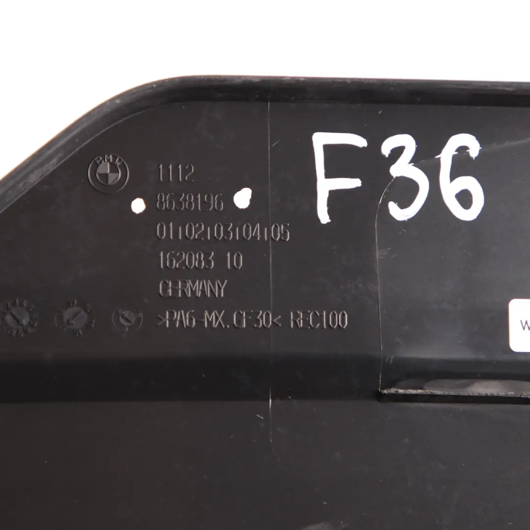 BMW E81 E87 E90 LCI N43 Cilindro Benzina Testa Motore Copertura Acustica - SKU 8638196 - Numero di parte 8638196