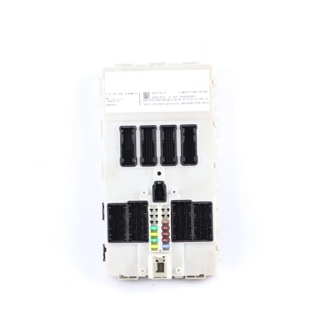 BMW F20 F30 116i 316i N13 136HP Engine ECU Kit DME FEM Key Lock Manual - SKU 8638198-1 - Part number 8625241