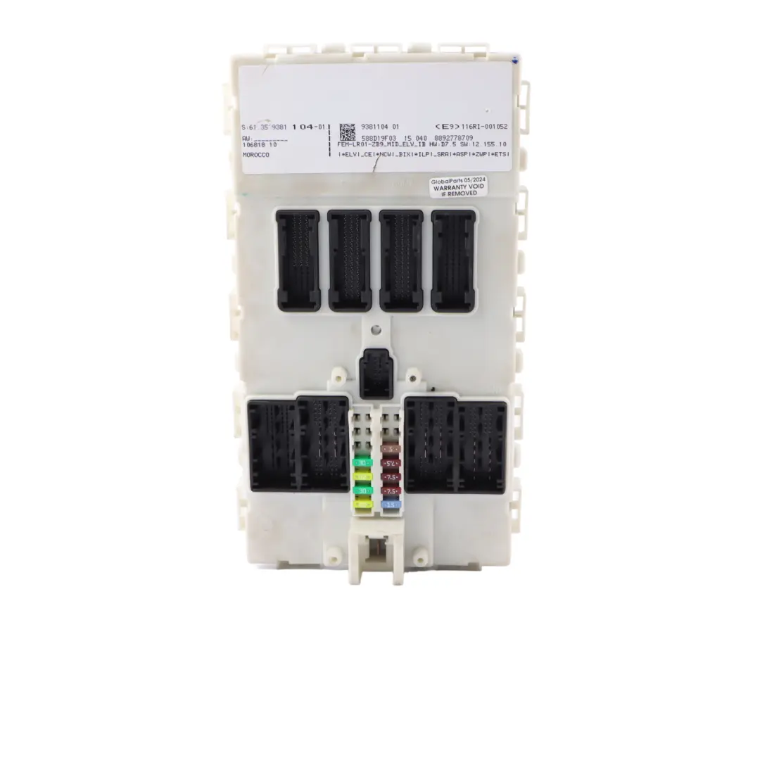 BMW F20 F30 116i 316i N13 136HP Engine ECU Kit DME 8625241 FEM Key Manual - SKU 8638198-5 - Part number 8638198