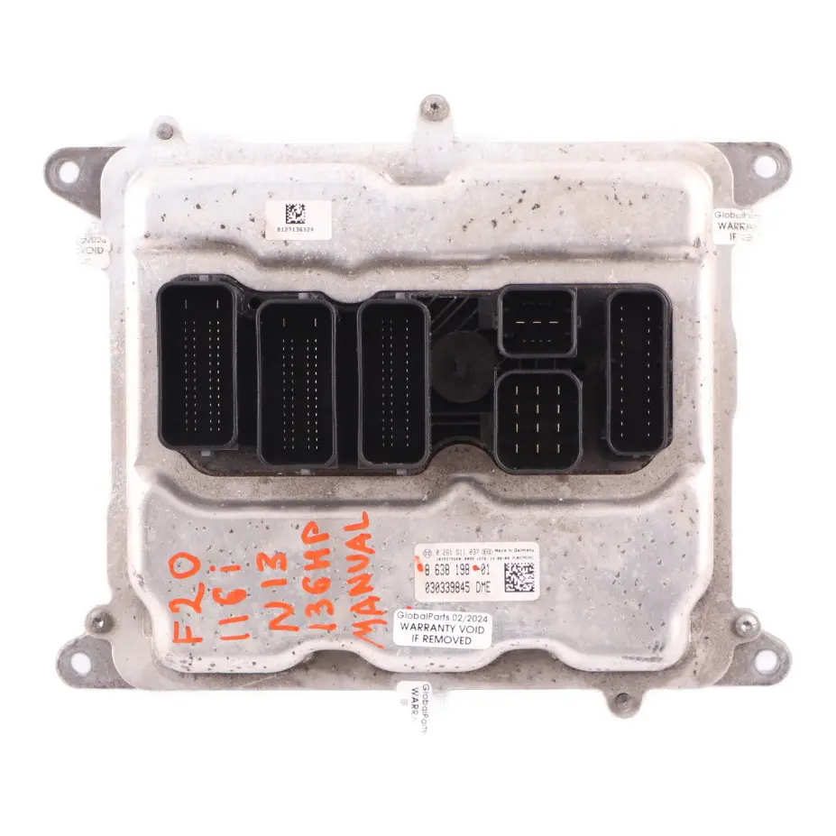136HP Unité de contrôle moteur ECU DME 8625241 Manuel pour BMW F20 F30 116i 316i N13 à propos du numéro de pièce 8638198 BMW F20 F30 116i 316i N13 136HP Unité de contrôle moteur ECU DME 8625241 Manuel - SKU 8638198 - Numéro de pièce 8638198