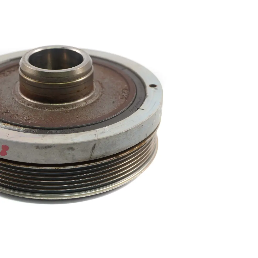 Crank Pulley Vibration Damper Engine B48 Petrol to BMW F20 F21 F30 F32 LCI with Part number 8638446 BMW F20 F21 F30 F32 LCI Crank Pulley Vibration Damper Engine B48 Petrol - SKU 8638446 - Part number 8638446