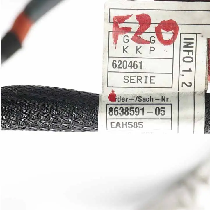 BMW F20 F30 LCI Cable Alternateur-Démarreur-Base B Wiring Wire - SKU 8638591 - Numéro de pièce 8638591