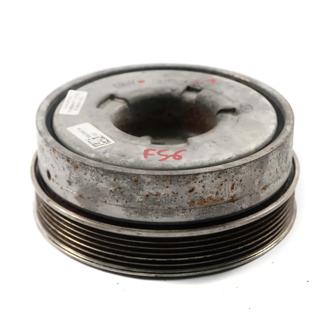 Vibration Damper Pulley to Mini Cooper F55 F56 F57 F60 Petrol with Part number 8638614 Mini Cooper F55 F56 F57 F60 Petrol Vibration Damper Pulley - SKU 8638614 - Part number 8638614