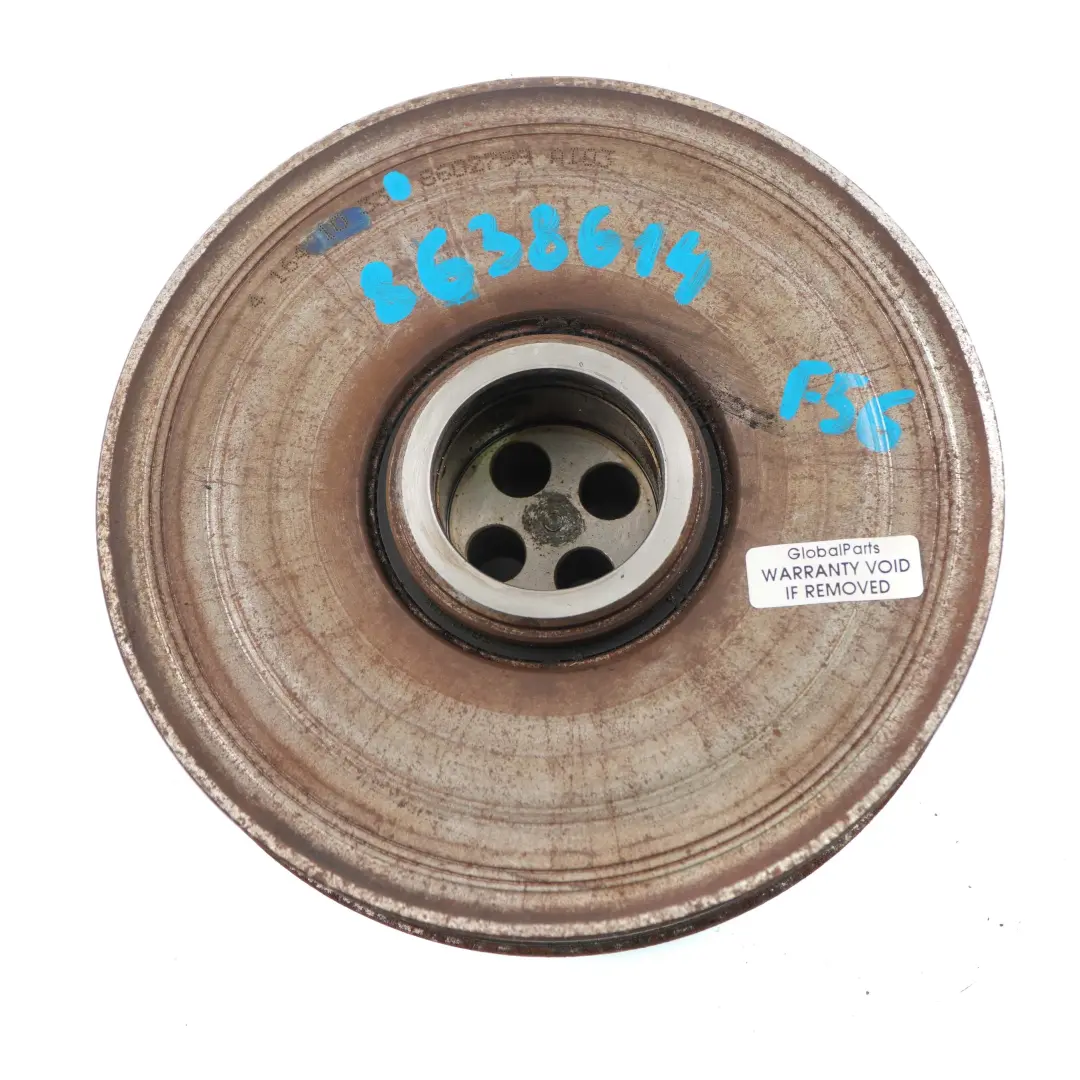 Vibration Damper Pulley to Mini Cooper F55 F56 F57 F60 Petrol with Part number 8638614 Mini Cooper F55 F56 F57 F60 Petrol Vibration Damper Pulley - SKU 8638614 - Part number 8638614
