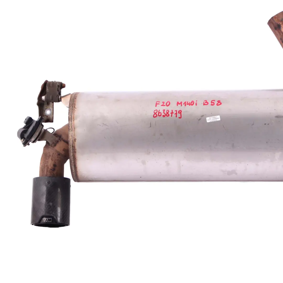 Exhaust Silencer BMW F20 F21 LCI M140i B58 Petrol Rear Back Box Muffler 8650846 to with Part number 8638779 Exhaust Silencer BMW F20 F21 LCI M140i B58 Petrol Rear Back Box Muffler 8650846 - SKU 8638779 - Part number 8638779
