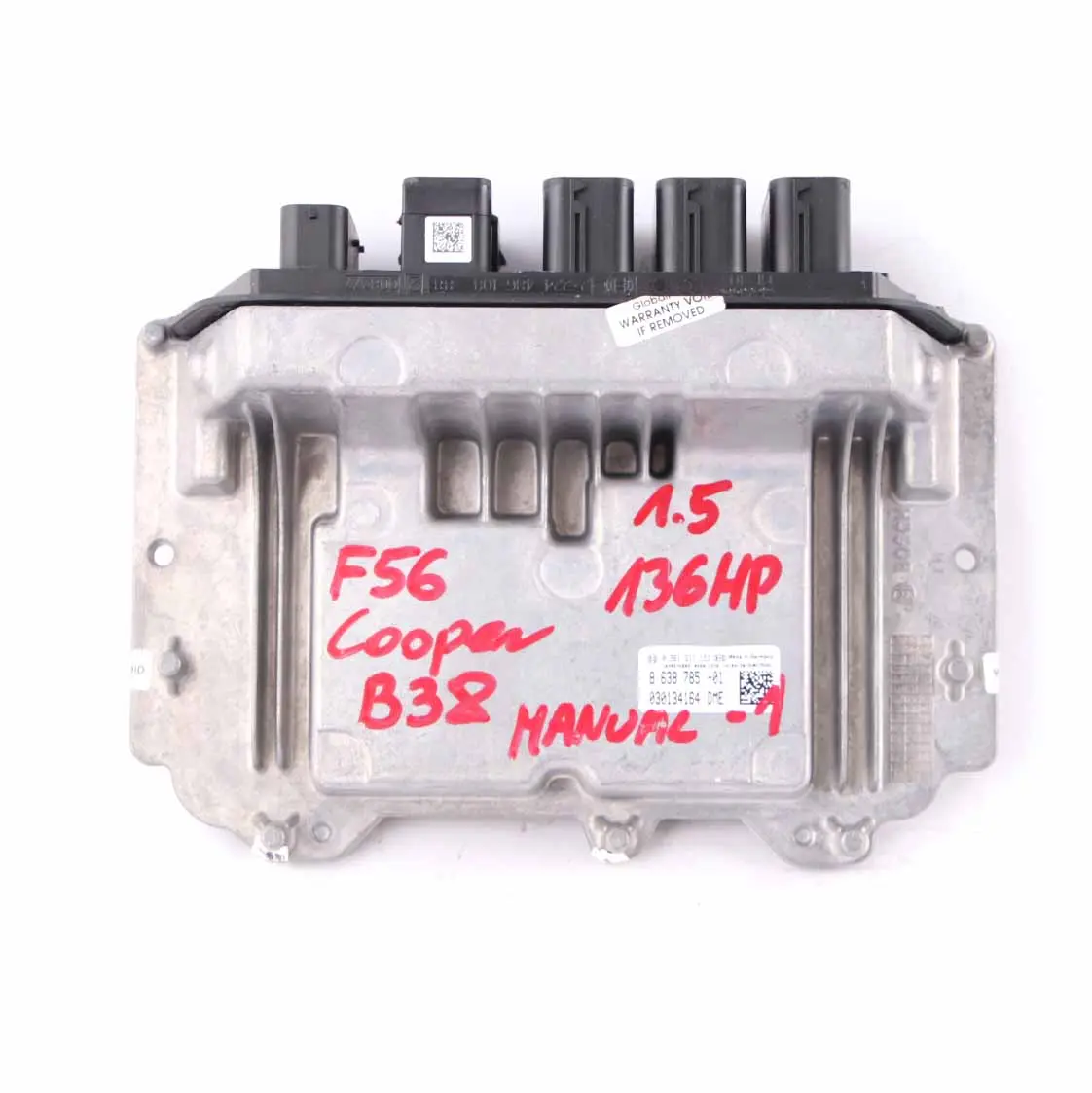 Mini Cooper F56 B38 Gasolina 136HP Unidad Control Motor ECU DME 8638785 Manual