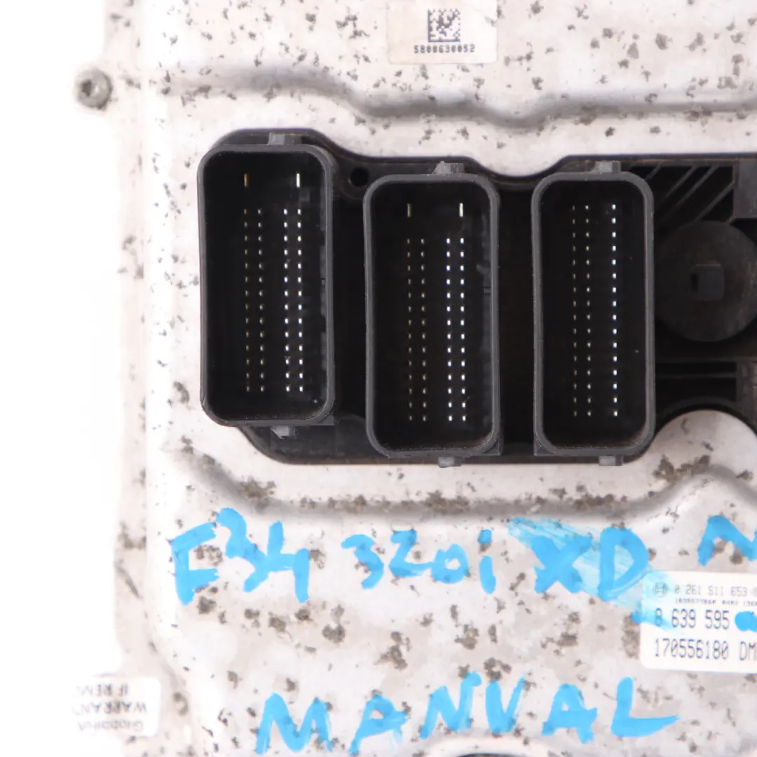 BMW F30 F31 F32 320I 420I N20 Xdrive ECU Controllo Motore DME Manuale - SKU 8639595-1 - Numero di parte 8639595