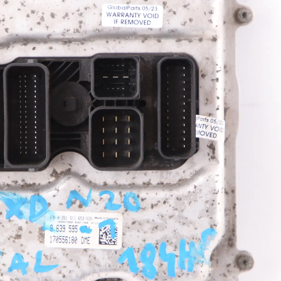 BMW F30 F31 F32 320I 420I N20 Xdrive ECU Controllo Motore DME Manuale - SKU 8639595-1 - Numero di parte 8639595