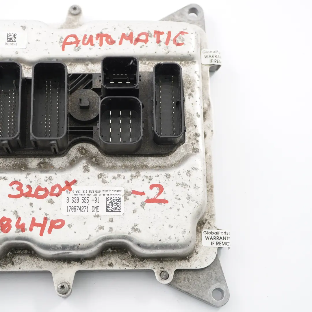 BMW F30 320i F32 420i N20 184HP Motore ECU controllo DME Automatico - SKU 8639595-2 - Numero di parte 8639595
