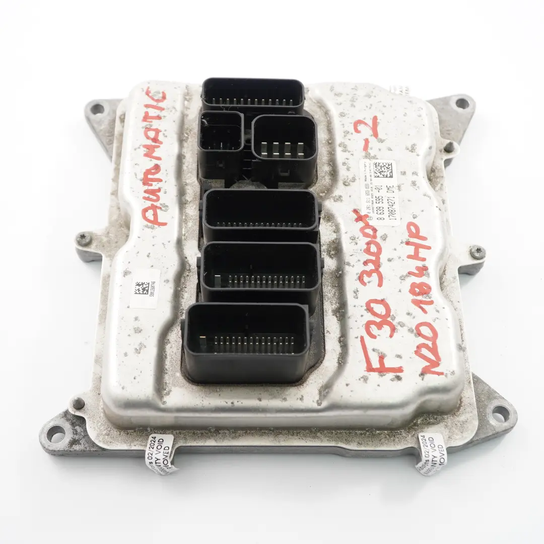 BMW F30 320i F32 420i N20 184PS Motor ECU Steuergerät DME Automatik - SKU 8639595-2 - Teilenummer 8639595