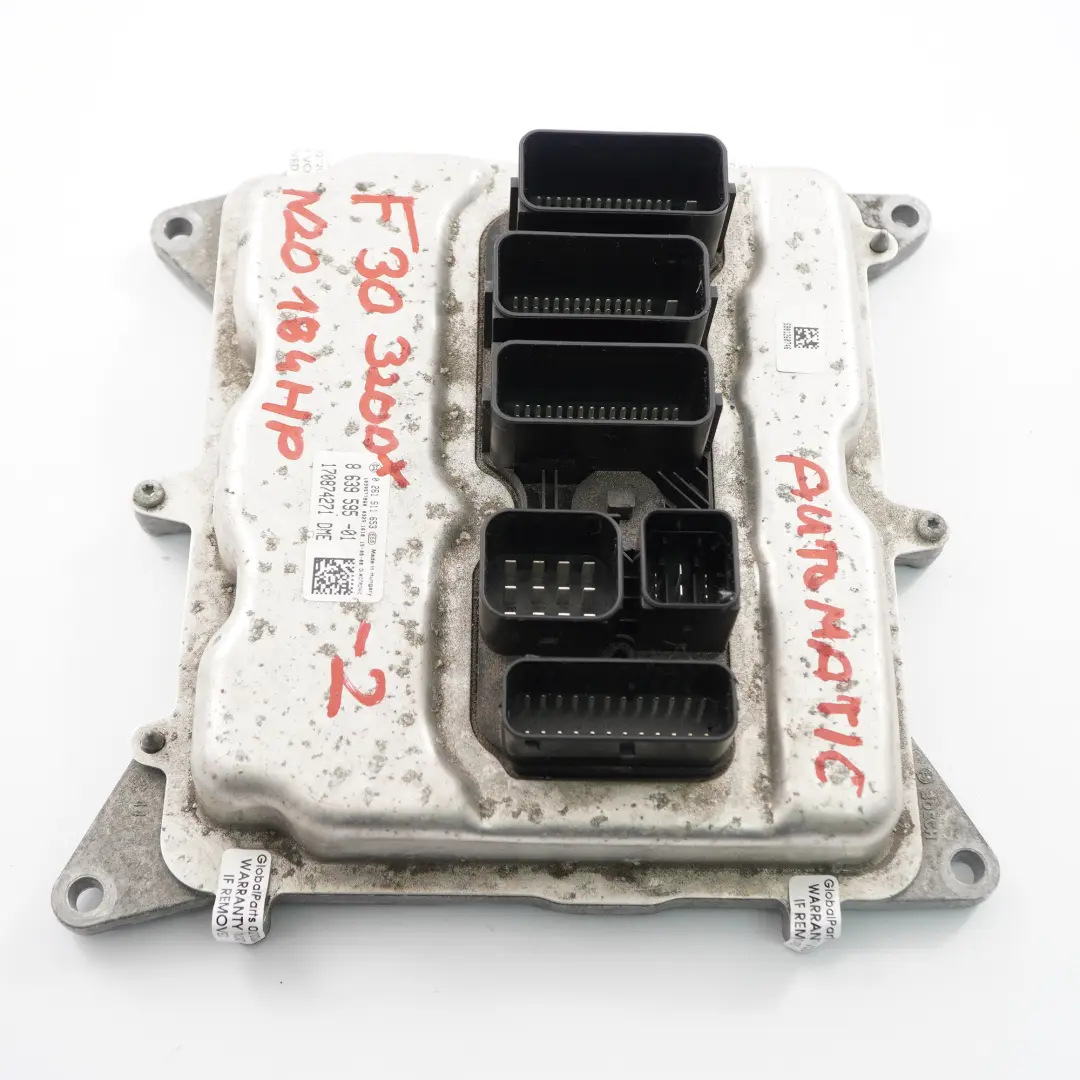 BMW F30 320i F32 420i N20 184HP Engine ECU Control Unit DME Automatic - SKU 8639595-2 - Part number 8639595