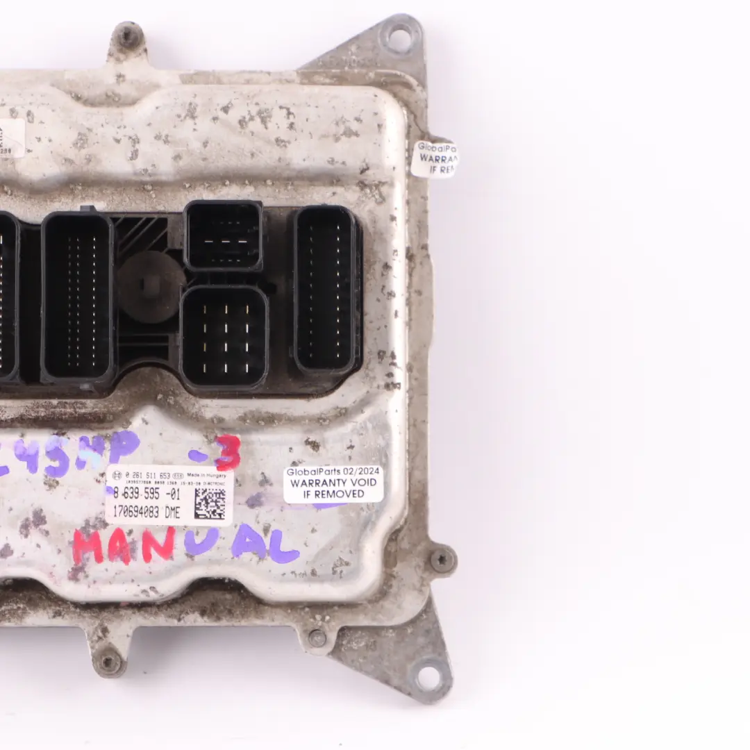 N20 245HP Engine ECU Control Unit DME Manual to BMW F22 228i F30 F31 328i with Part number 8639595 BMW F22 228i F30 F31 328i N20 245HP Engine ECU Control Unit DME Manual - SKU 8639595-3 - Part number 8639595