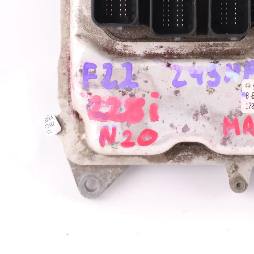 BMW F22 228i F30 F31 328i N20 245HP Engine ECU Control Unit DME Manual - SKU 8639595-3 - Part number 8639595