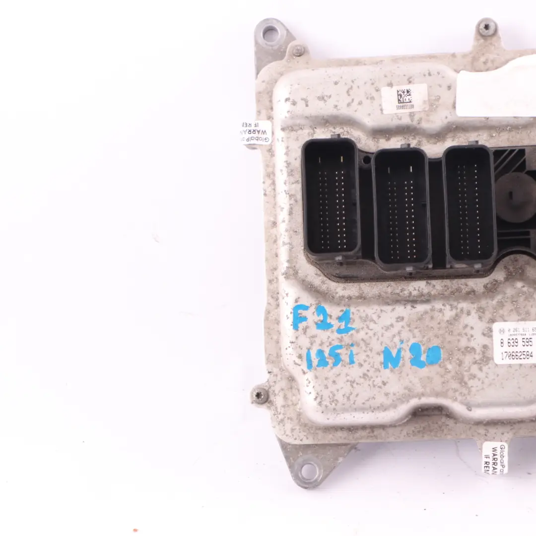 N20 218HP Engine Control Unit ECU DME Automatic to BMW F20 F21 125i with Part number 8639595 BMW F20 F21 125i N20 218HP Engine Control Unit ECU DME Automatic - SKU 8639595-7 - Part number 8639595