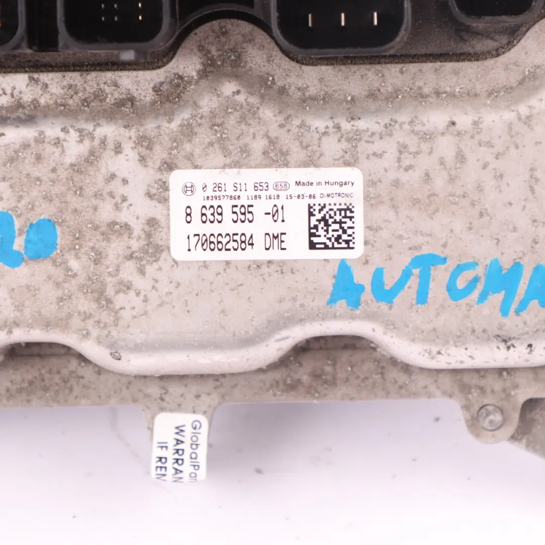 N20 218HP Engine Control Unit ECU DME Automatic to BMW F20 F21 125i with Part number 8639595 BMW F20 F21 125i N20 218HP Engine Control Unit ECU DME Automatic - SKU 8639595-7 - Part number 8639595