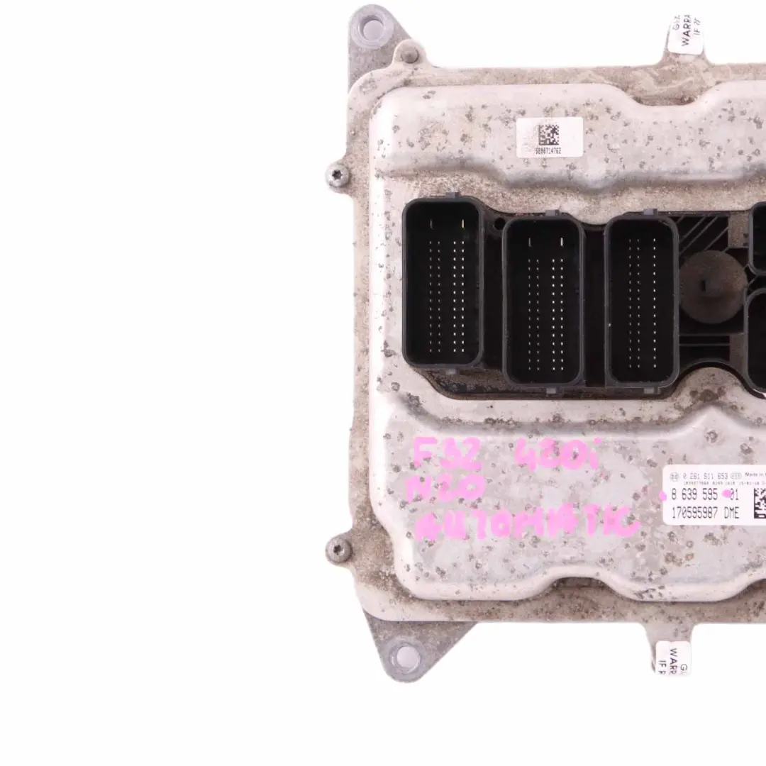 BMW F30 F31 F32 320i 420i N20 ECU Engine Control Unit DME Automatic - SKU 8639595 - Part number 8639595