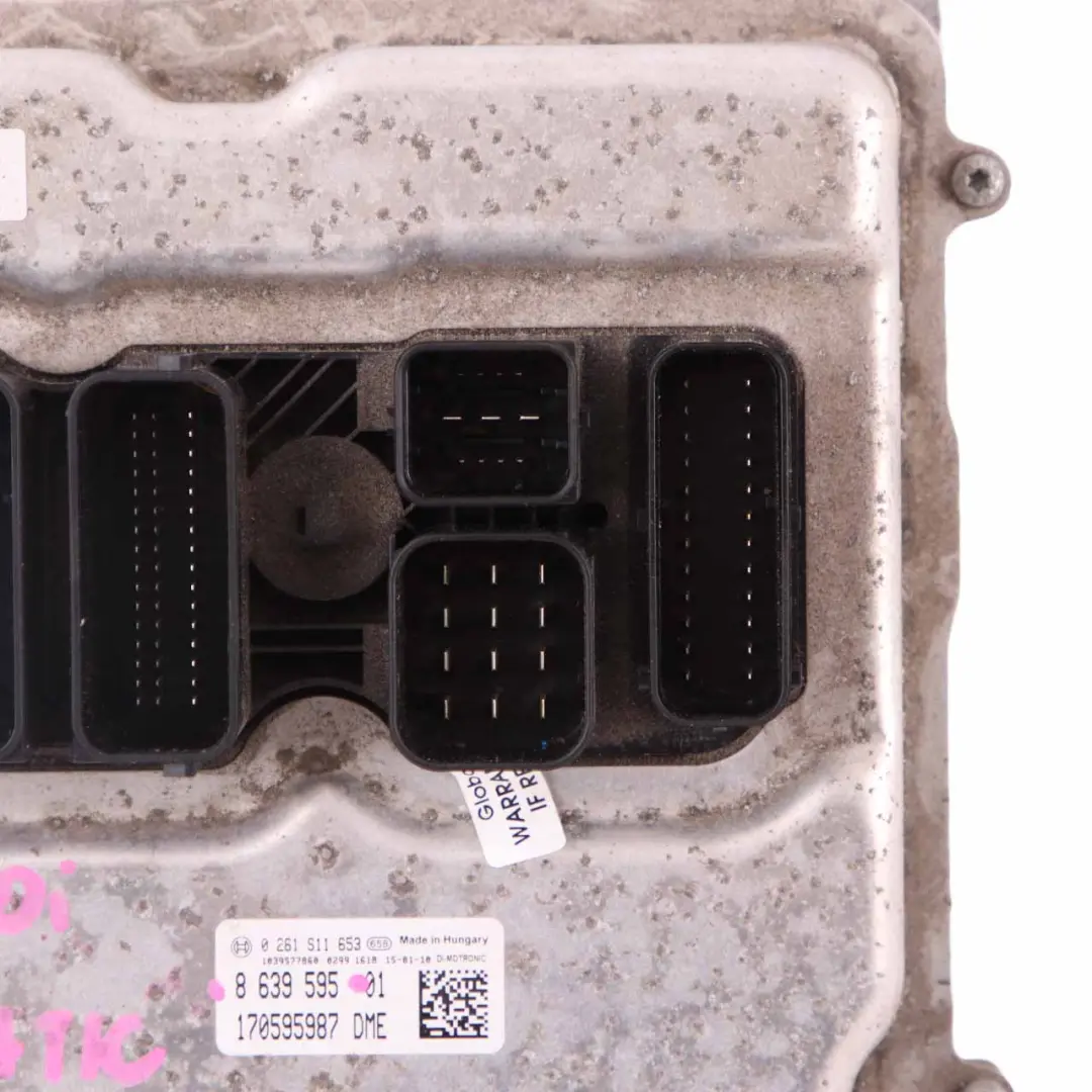 N20 ECU Motor Steuergerät DME Automatik für BMW F30 F31 F32 320I 420I mit Teilenummer 8639595 BMW F30 F31 F32 320I 420I N20 ECU Motor Steuergerät DME Automatik - SKU 8639595 - Teilenummer 8639595