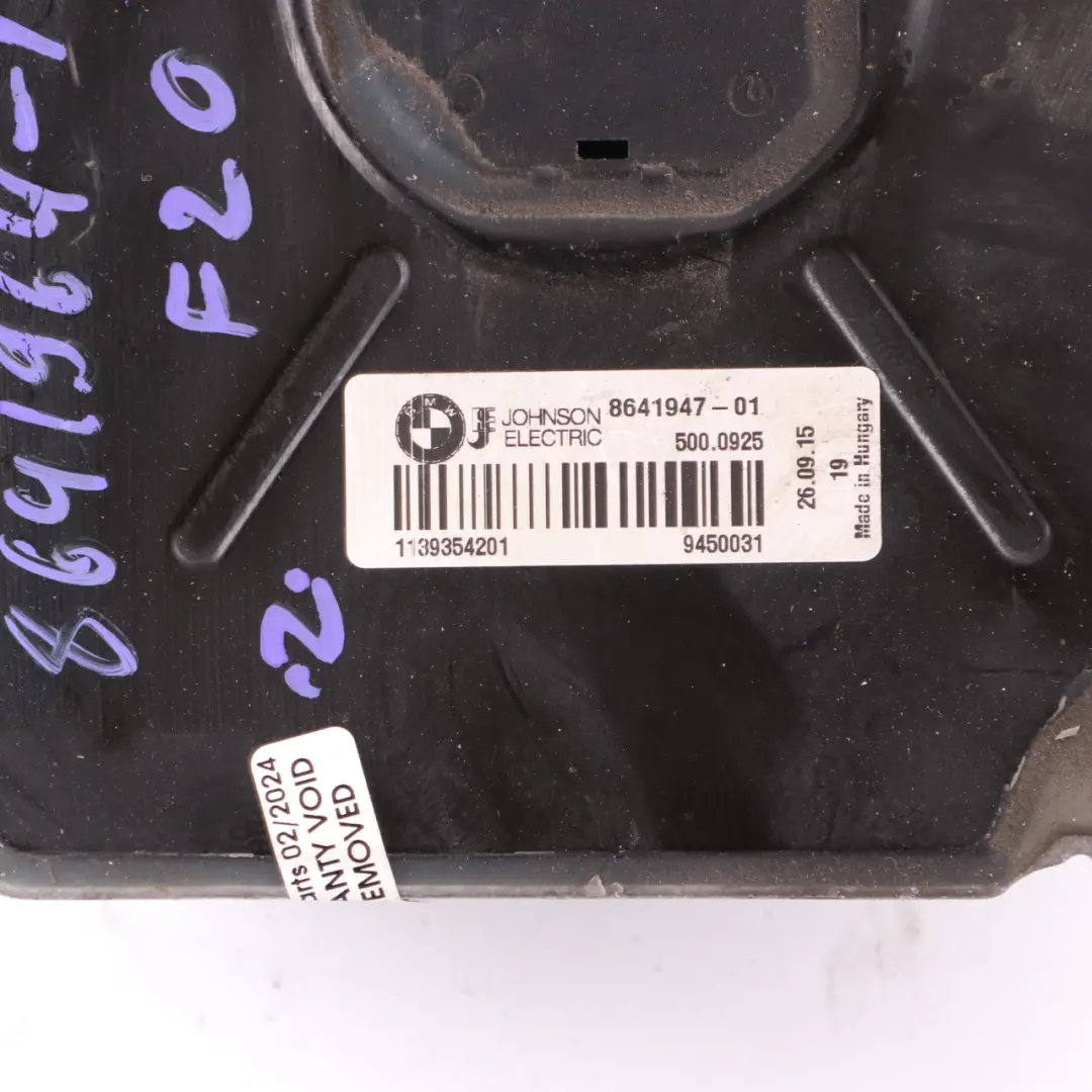  Motor BMW F20 F21 F30 F31 F32 600W Ventilador del radiador Motor - SKU 8641964-1 - Número de pieza 8641964