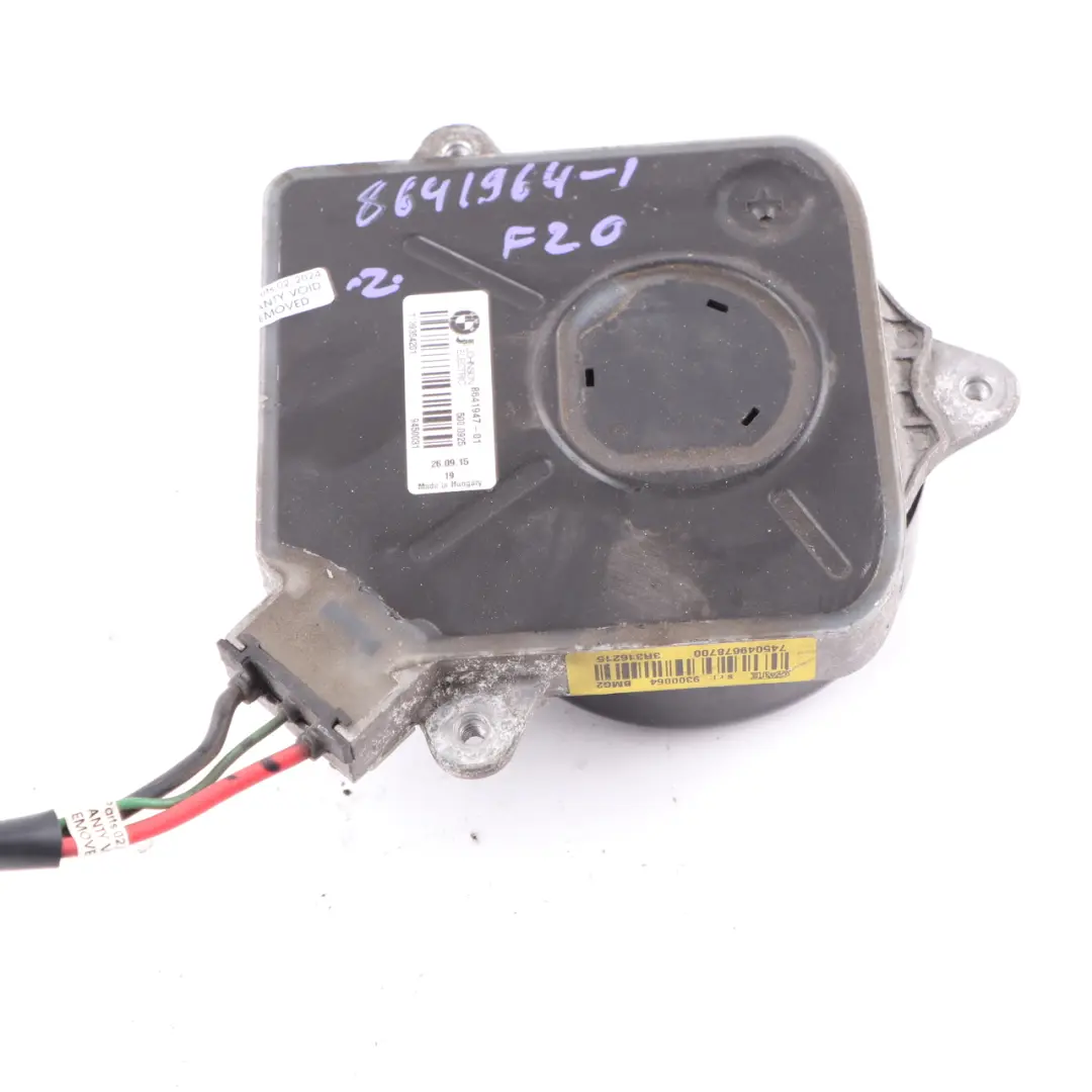  Motor BMW F20 F21 F30 F31 F32 600W Ventilador del radiador Motor - SKU 8641964-1 - Número de pieza 8641964