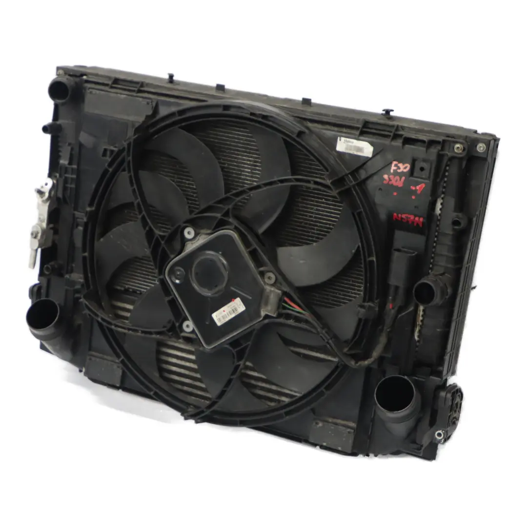 Radiator Pack BMW F30 F31 F32 N57N Engine Cooling Fan Shroud to with Part number 8641965 Radiator Pack BMW F30 F31 F32 N57N Engine Cooling Fan Shroud - SKU 8641965 - Part number 8641965