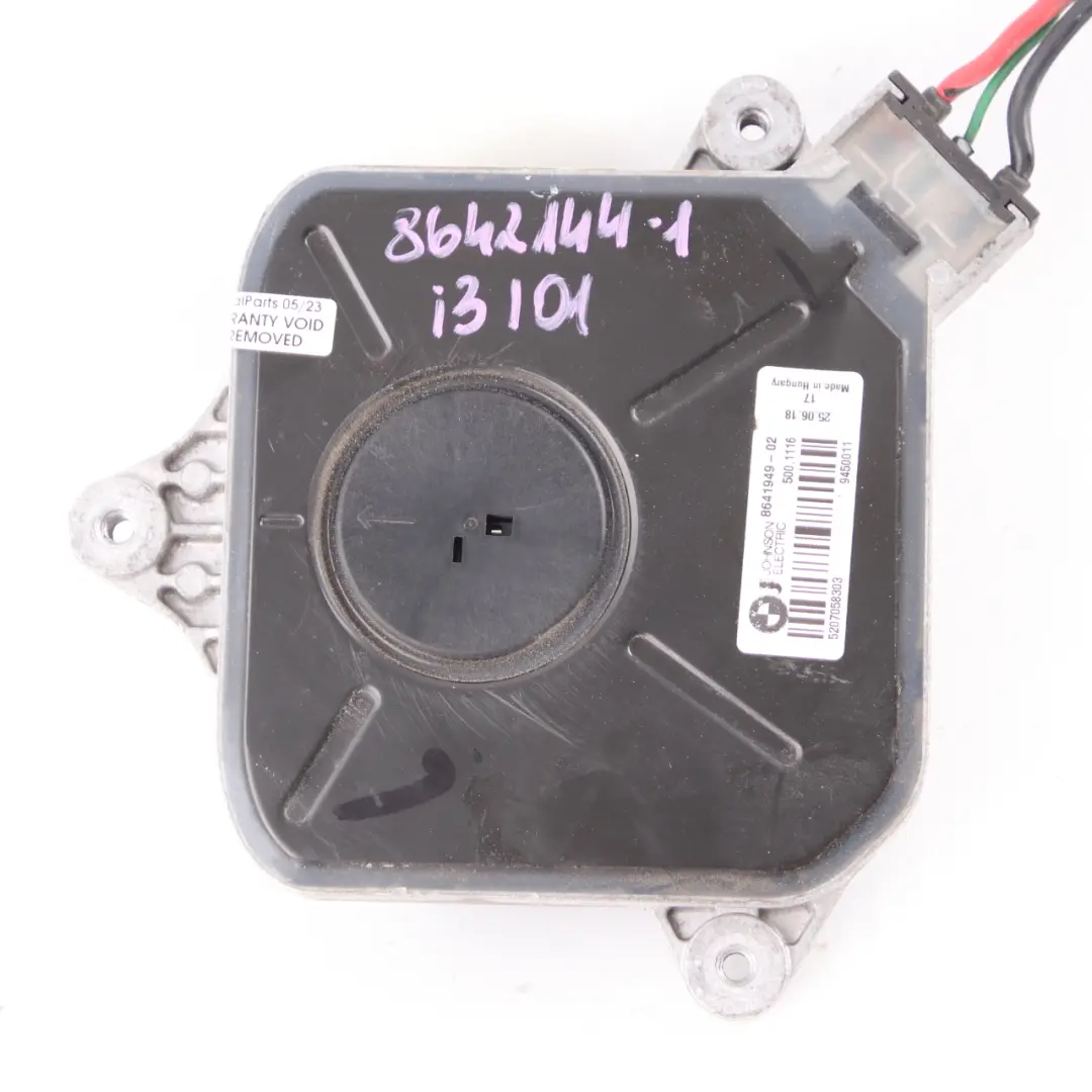 Radiator Fan Motor BMW i3 I01 450W Engine Cooling Coolant Unit Fan 8641949 to with Part number 8642144 Radiator Fan Motor BMW i3 I01 450W Engine Cooling Coolant Unit Fan 8641949 - SKU 8642144-1 - Part number 8642144