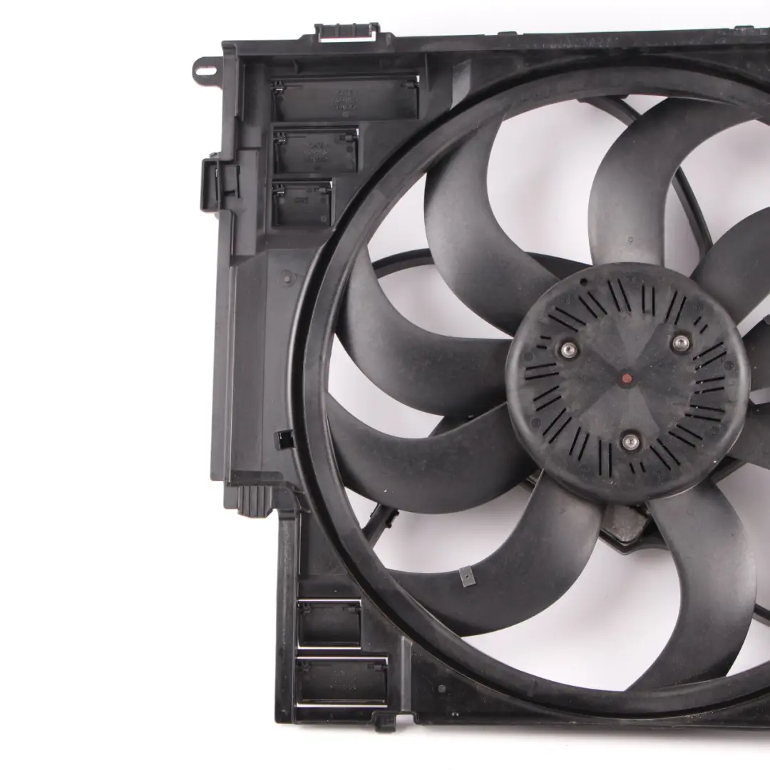 Radiator Fan BMW F10 F11 520i 528i N20 Engine Cooling Shroud Housing to with Part number 8642161 Radiator Fan BMW F10 F11 520i 528i N20 Engine Cooling Shroud Housing - SKU 8642161 - Part number 8642161