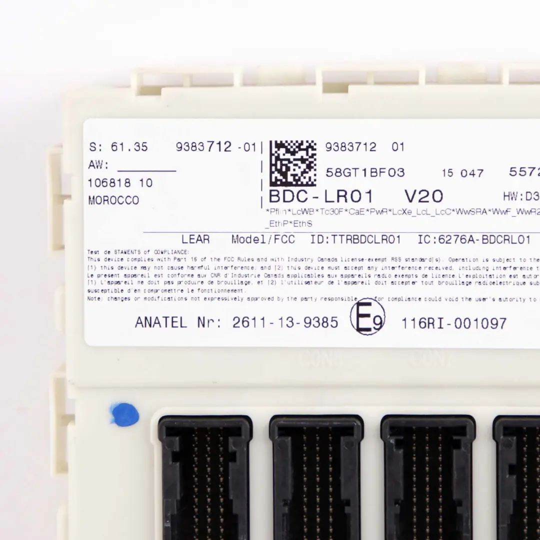 BMW i3 I01 Rex 60Ah Hybrid ECU Engine Control Unit Kit RDME eDME BDC Key - SKU 8645316-1 - Part number 8645316