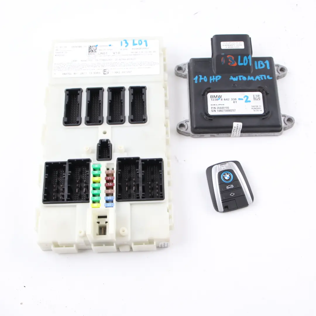 BMW i3 I01 IB1 60Ah Electric ECU Engine Control Unit Kit eDME BDC Key - SKU 8642338-2 - Part number 8642338
