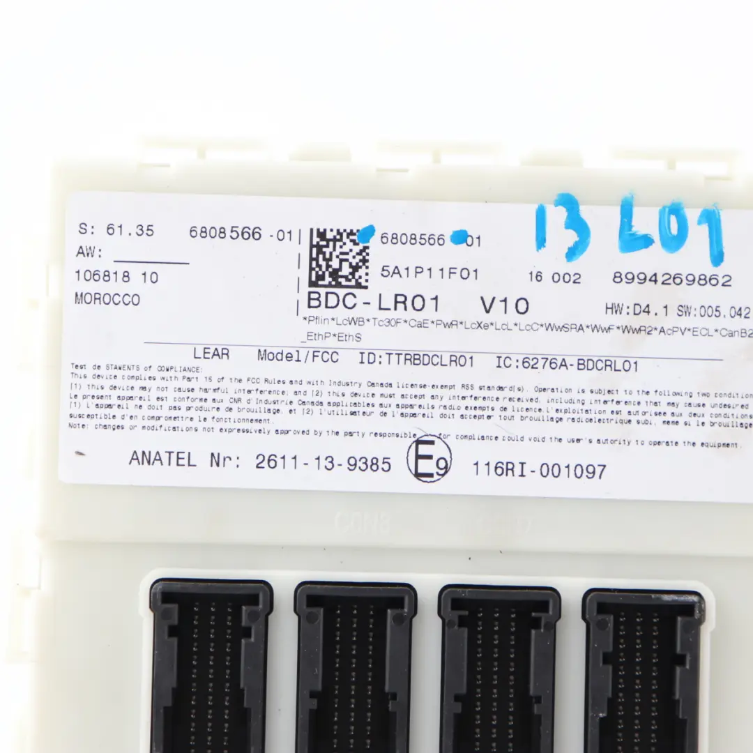 BMW i3 I01 IB1 60Ah Electric ECU Engine Control Unit Kit eDME BDC Key - SKU 8642338-2 - Part number 8642338