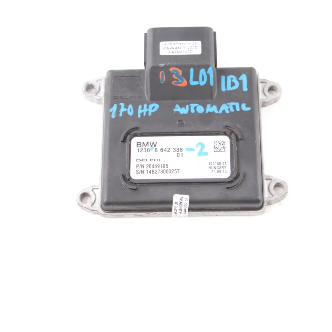 BMW i3 I01 IB1 60Ah Electric ECU Engine Control Unit Kit eDME BDC Key - SKU 8642338-2 - Part number 8642338