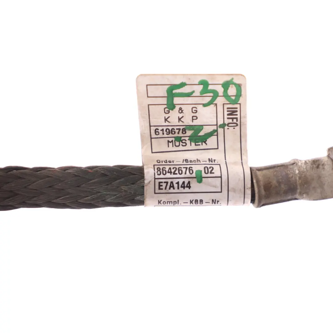 Wiring BMW F30 LCI 330e Ground Electrical Cable Wiring to Engine with Part number 8642676 Engine Wiring BMW F30 LCI 330e Ground Electrical Cable Wiring - SKU 8642676 - Part number 8642676