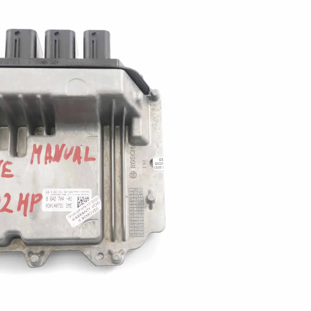 B38 102HP Petrol Engine ECU Control Unit DDE Manual to Mini One F56 with Part number 8642704 Mini One F56 B38 102HP Petrol Engine ECU Control Unit DDE Manual - SKU 8642704 - Part number 8642704
