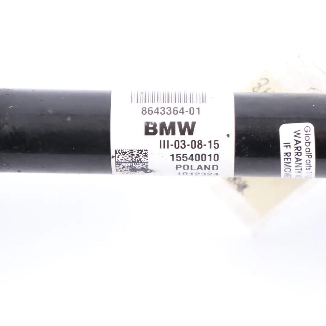 Shaft BMW F40 F45 Mini F54 Driveshaft Output Shaft Front Right O/S to Drive with Part number 8643364 Drive Shaft BMW F40 F45 Mini F54 Driveshaft Output Shaft Front Right O/S - SKU 8643364 - Part number 8643364