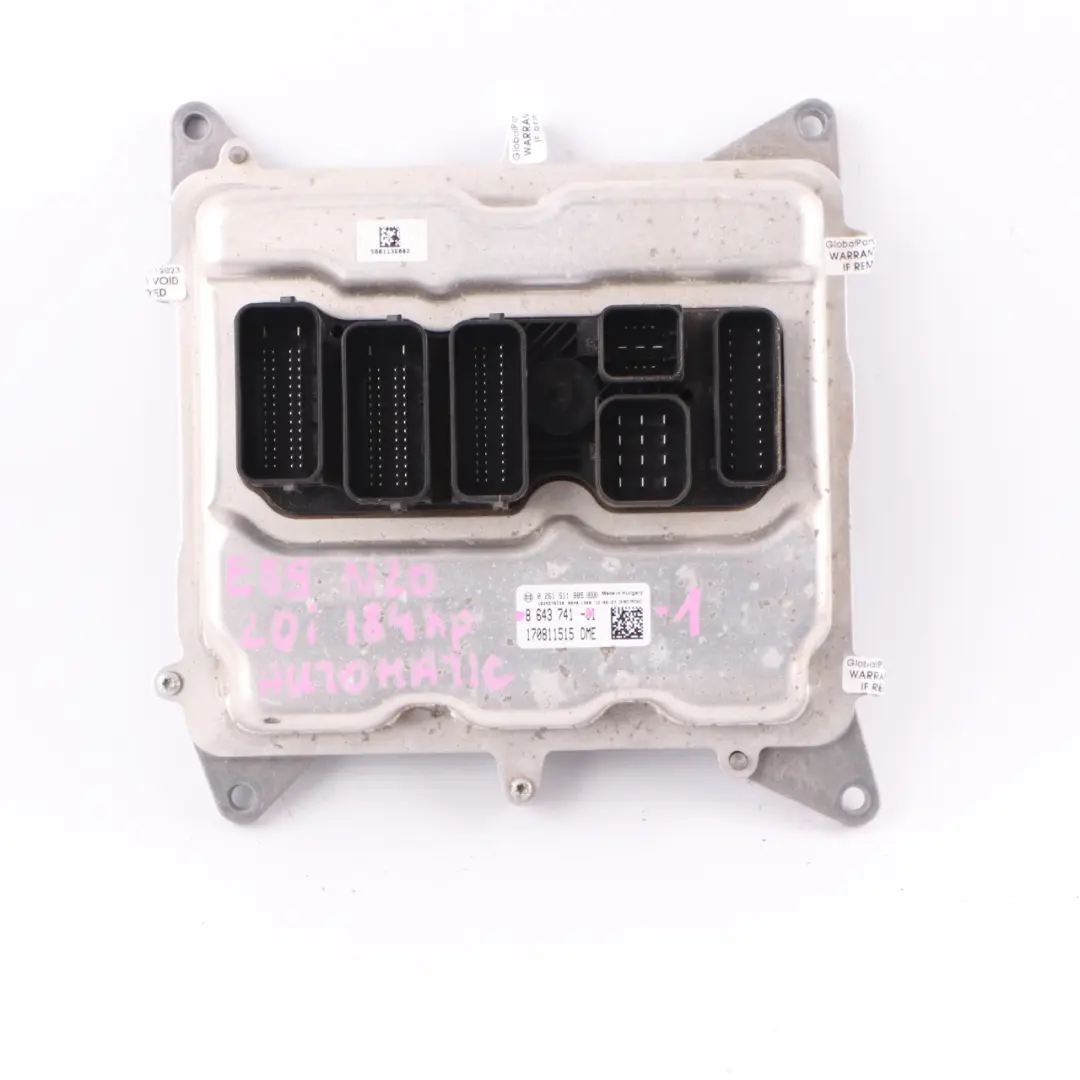 N20 184HP ECU Engine Unit Kit DME CAS3 + Key Automatic to BMW Z4 E89 20i with Part number 8643741 BMW Z4 E89 20i N20 184HP ECU Engine Unit Kit DME CAS3 + Key Automatic - SKU 8643741-1 - Part number 8643741