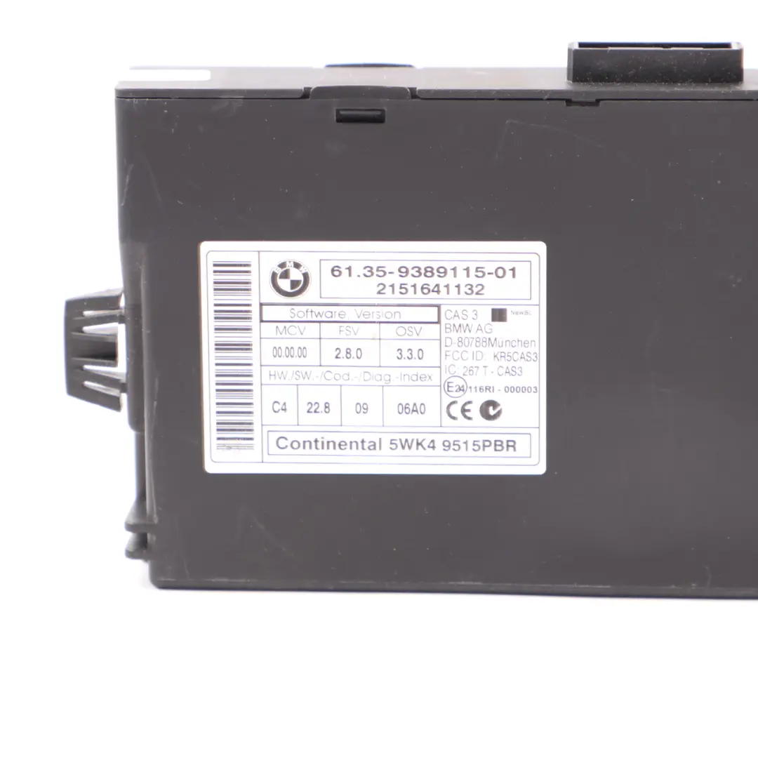 BMW Z4 E89 20i N20 184HP ECU Engine Unit Kit DME CAS3 + Key Automatic - SKU 8643741-1 - Part number 8643741