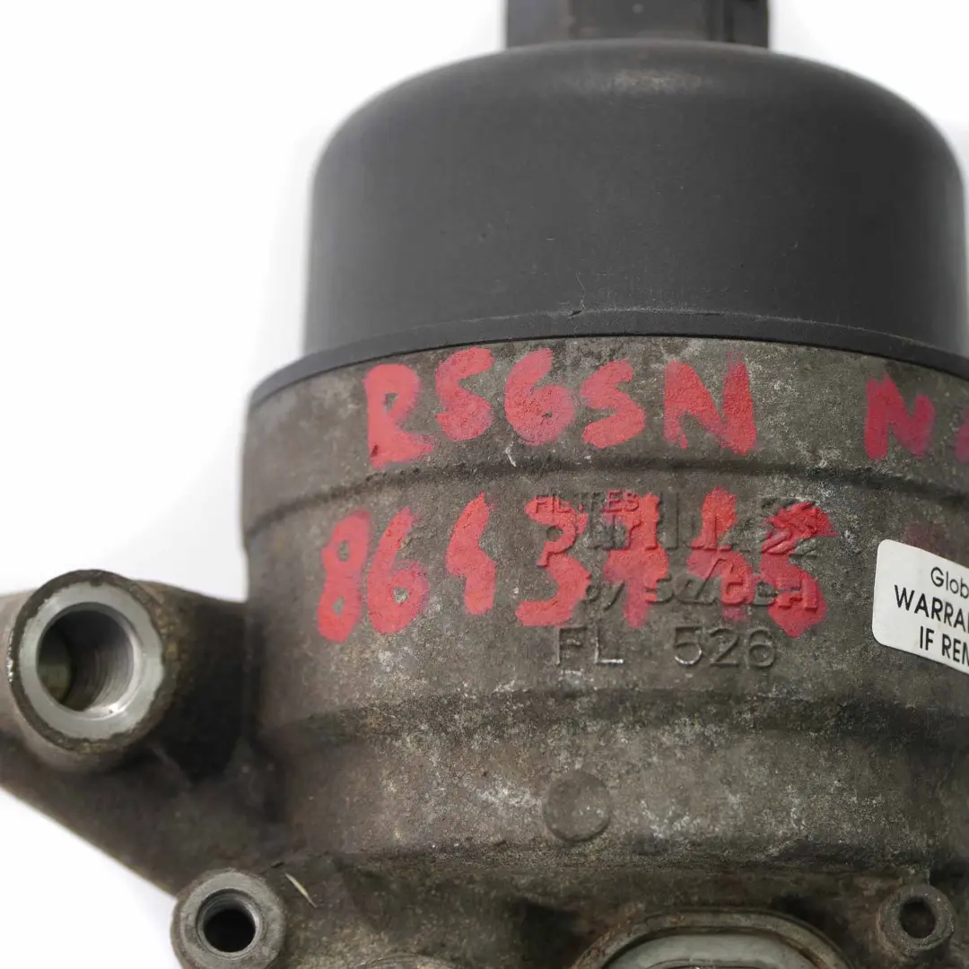 Ölfilter mit Kunststoffdeckel für Mini R55 R56 Cooper S N18 mit Teilenummer 8643745 Mini R55 R56 Cooper S N18 Ölfilter mit Kunststoffdeckel - SKU 8643745 - Teilenummer 8643745