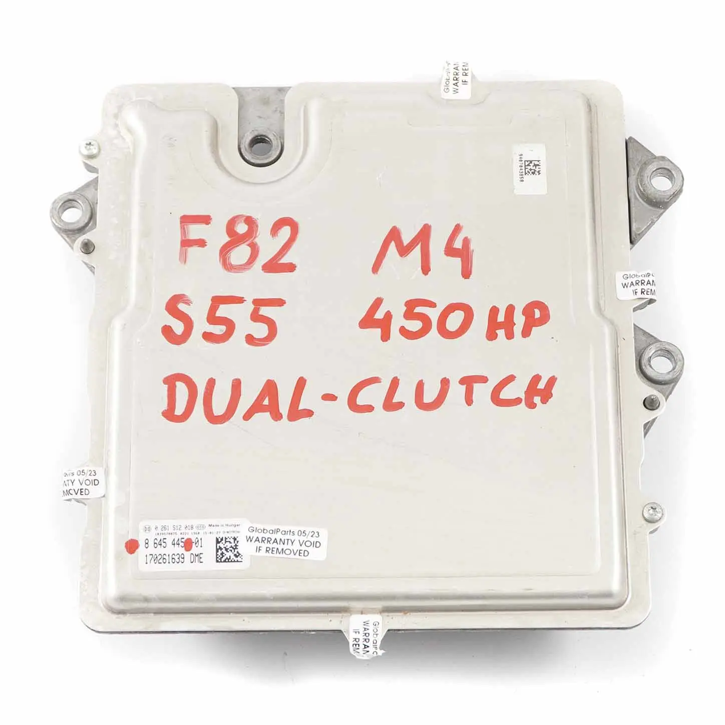BMW F80 M3 F82 M4 S55 450 HP Engine Control Unit ECU DME 8645445 Dual Clutch