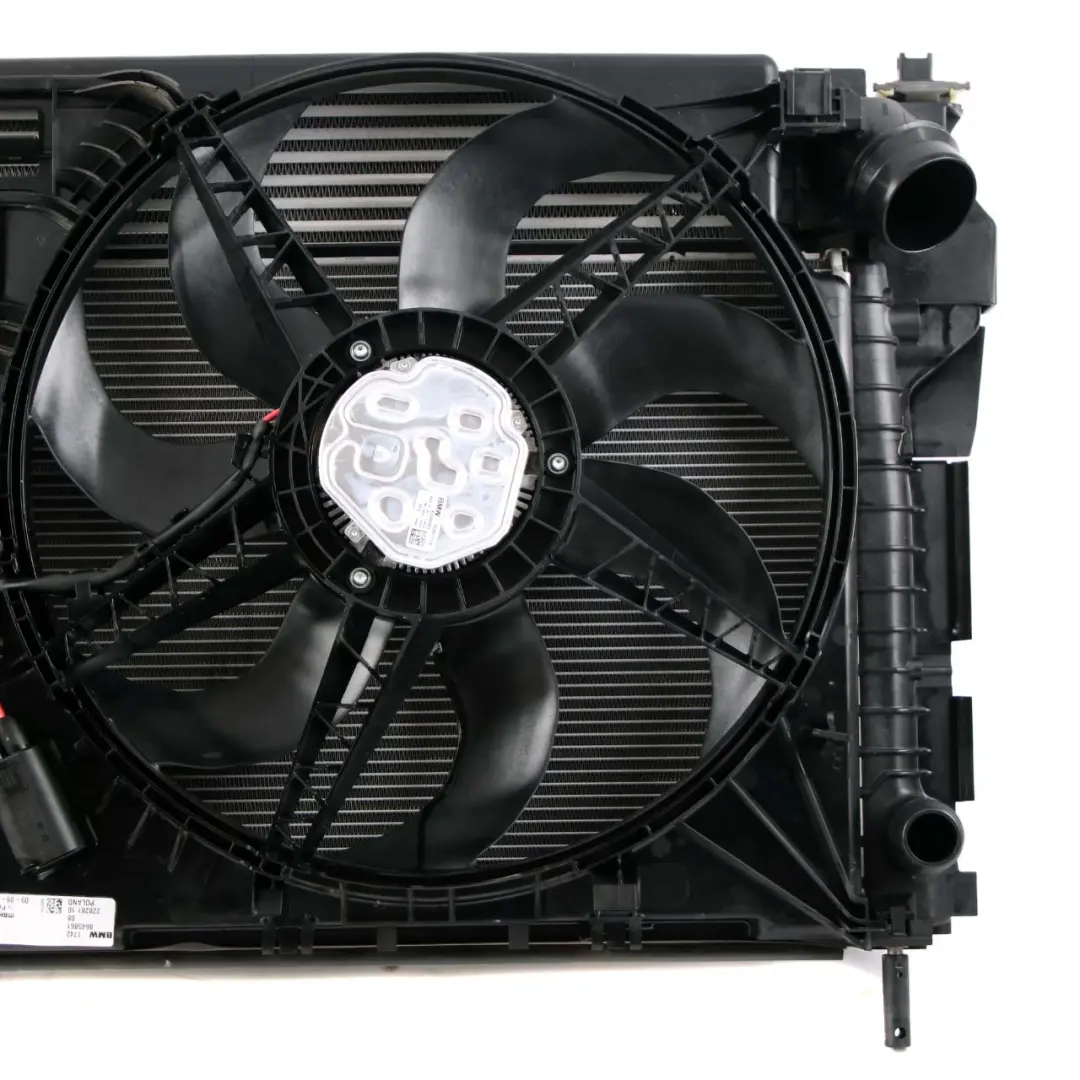 Radiator Pack Engine Cooling Fan Complete Unit to Mini Countryman F60 with Part number 8645861 Mini Countryman F60 Radiator Pack Engine Cooling Fan Complete Unit - SKU 8645861 - Part number 8645861