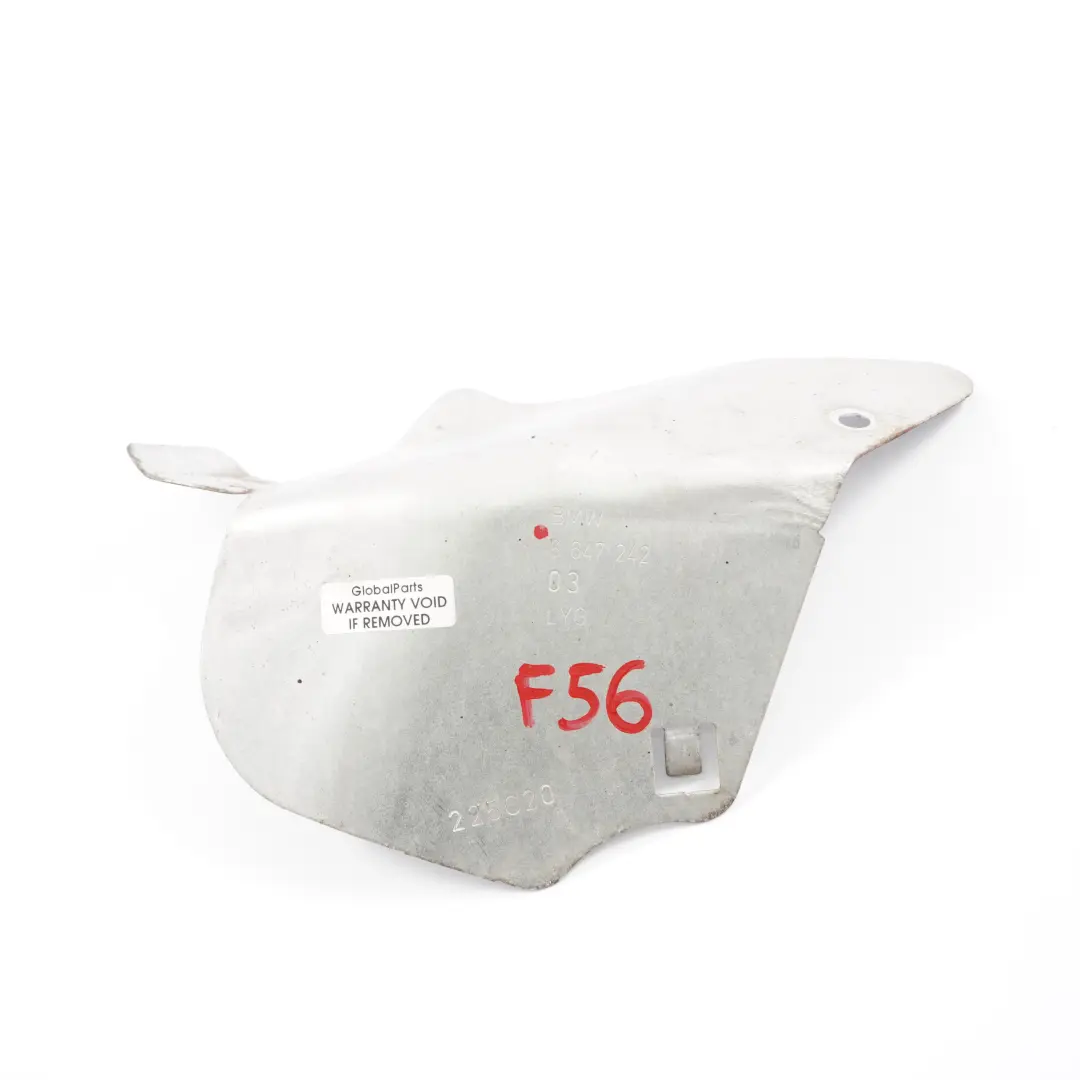 Bouclier thermique protection collecteur echappement moteur pour Mini F55 F56 à propos du numéro de pièce 8647242 Mini F55 F56 Bouclier thermique protection collecteur echappement moteur - SKU 8647242 - Numéro de pièce 8647242