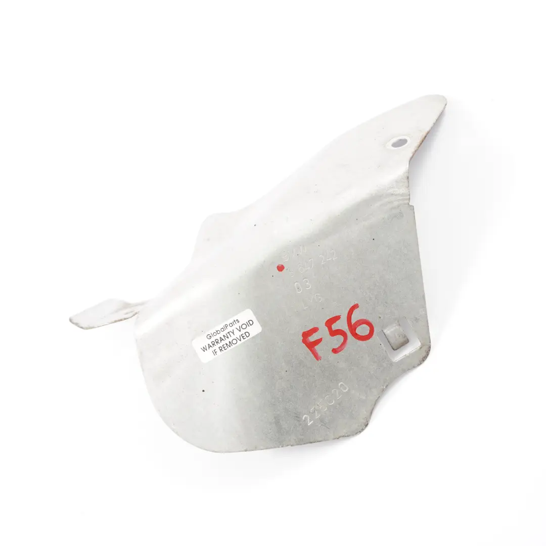 Mini F55 F56 F60 Scudo Termico Protezione Collettore Scarico Motore - SKU 8647242 - Numero di parte 8647242