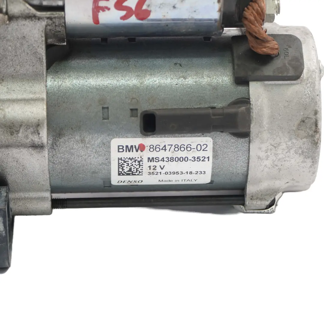 BMW X1 F40 F48 Mini F55 F56 F57 Motore Avviamento - SKU 8647866 - Numero di parte 8647866